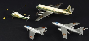 French dinky gift set 60 aeroplanes ff305 back