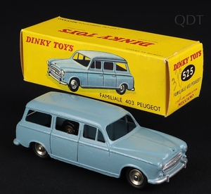 French dinky toys 525 peugeot 403 familiale ff311 front