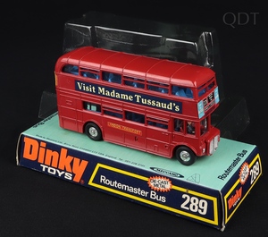 Dinky toys 289 routemaster bus madame tussaud's ff320 front