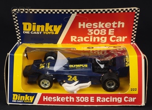 Dinky toys 222 hesketh 308e racing car ff323 front