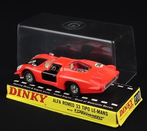 Dinky toys 210 alfa romeo tipo le mans ff331 back