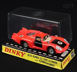 Dinky toys 210 alfa romeo tipo le mans ff331 front