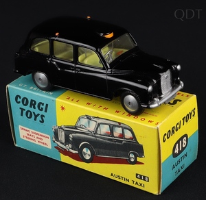 Corgi toys 418 austin taxi ff332 front