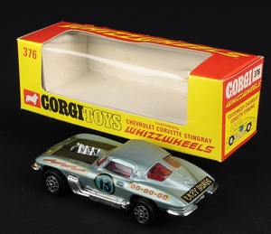 Corgi toys 376 chevrolet corvette stingray ff346 back
