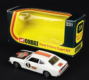 Corgi toys 331 ford 3 litre capri gt ff354 back