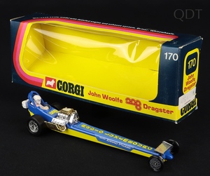 Corgi toys 170 john wolfe dragster ff355 front