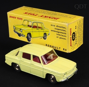 French dinky toys 517 renault r8 ff360 front