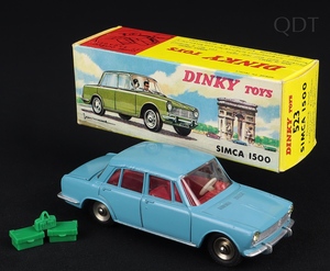 French dinky toys 523 simca 1500 ff361 front