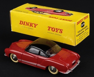 French dinky toys 24m vw karmann ghia ff407 back