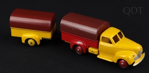French dinky 24q studebaker covered truck 24t trailer ff440 front