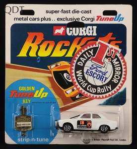 Corgi rockets 927 ford escort ff449 front