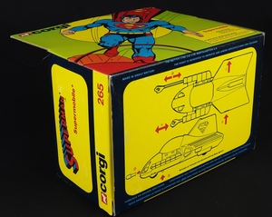 Corgi toys 265 superman supermobile ff455 base