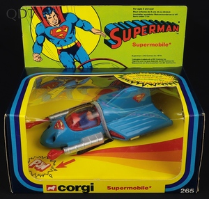 Corgi toys 265 superman supermobile ff455 front