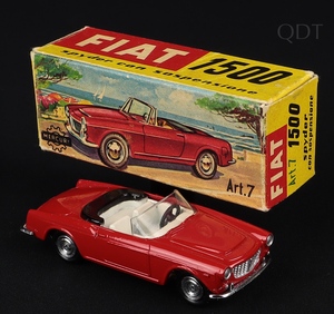 Mercury models 7 fiat 1500 spyder ff483 front