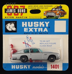 Corgi husky extra 1401 james bond's aston martin ff502 front