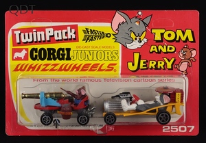 Corgi juniors 2507 twin pack tom jerry ff503 front