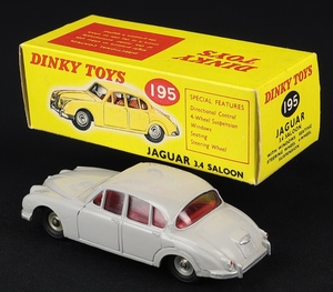 Dinky toys 195 jaguar 3.5 ff519 back