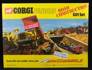 Corgi juniors gift set 3024 road construction ff554 back