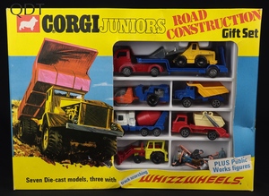 Corgi juniors gift set 3024 road construction ff554 front