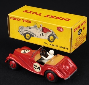 Dinky toys 108 mg midget sports ff589 back