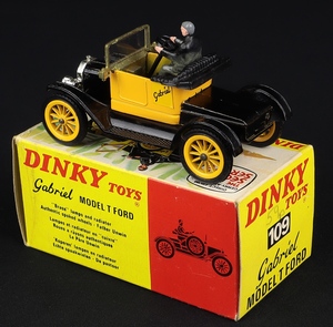 Dinky toys 109 gabriel model t ford ff593 back
