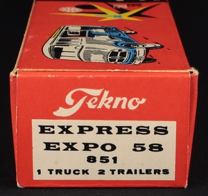 Tekno models expo 58 gift set 851 ff622 box end