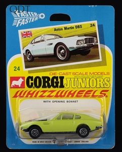 Corgi juniors 24 aston martin dbs ff683 front