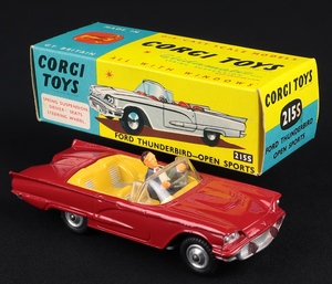 Corgi toys 215s ford thunderbird open sports ff722 front