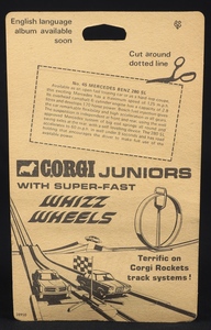 Corgi juniors 45 mercedes 280sl ff728 back