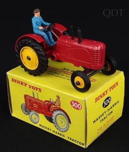 Dinky toys 300 massey harris tractor ff757 front