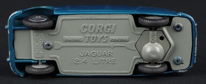 Corgi toys 208m jaguar 2.4 litre saloon ff774 base