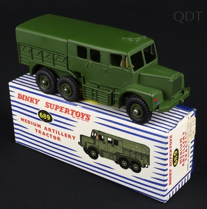 Dinky supertoys 689 medium artillery tractor ff798 front