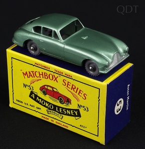 Matchbox toys 53 aston martin ff799 front