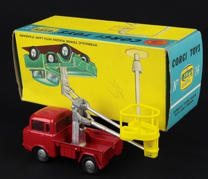 Corgi toys gift set 14 hydraulic tower wagon ff804 back