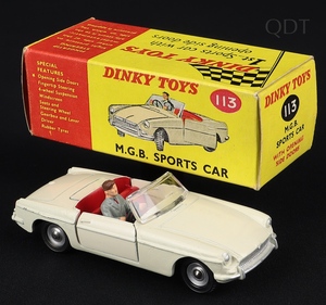 Dinky toys 113 mgb sports car ff807 front
