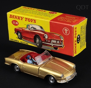 Dinky toys 114 triumph spitfire ff808 front