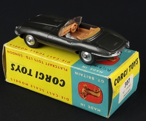 Corgi toys 307 e type jaguar ff880 back