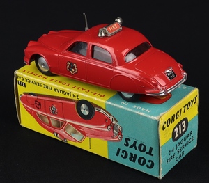 Corgi 213 2.4 Jaguar Fire Service Car - QDT