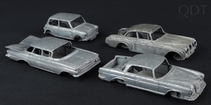 4 corgi toys bare metal castings ff894