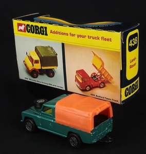 Corgi toys 438 landrover ff928 back