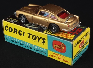 Corgi toys 261 james bond aston martin 007 ff933 back