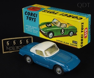 Corg toys 319 lotus elan coupe ff928 front