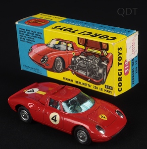 Corgi toys 314 ferrari berlinetta 250 le mans ff929 front