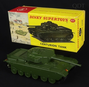 Dinky supertoys 651 centurion tank ff956 front