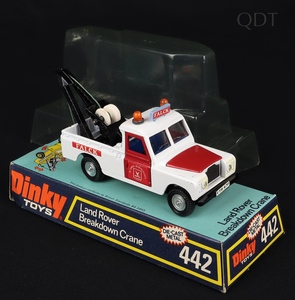 Dinky toys 442 landrover breakdown crane falck gg36 front