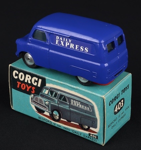 Corgi toys 403 daily express bedford van gg43 back