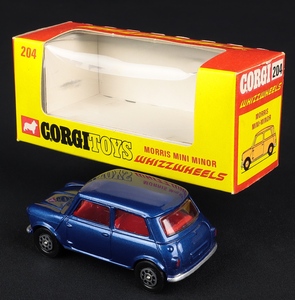 Corgi toys 204 morris mini minor gg44 back