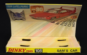 Dinky toys 108 sam's car joe 90 gg64 plinth