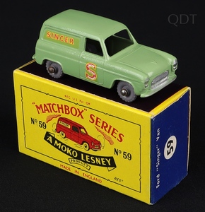 Matchbox 1 75 59 ford singer van gg77 front