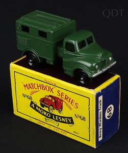 Matchbox models 1 75 army wireless truck gg79 front